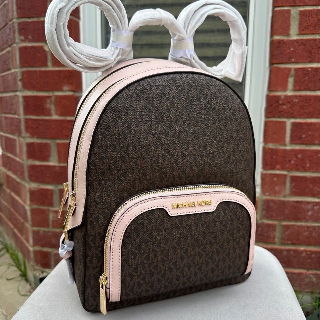 Michael Kors Jaycee Medium Graphic Logo Front Pocket Backpack Nwt